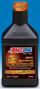Signature Series 0W-30 100% Synthetic Motor Oil (SSO) 